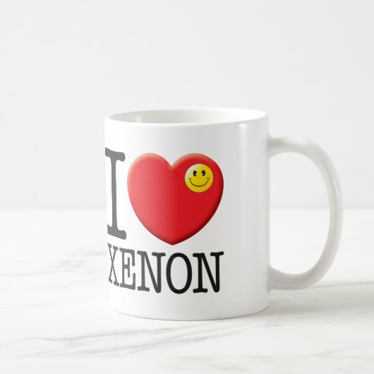 Xenon-Liebe Kaffeetasse (Rechts)