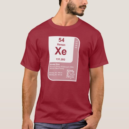 Xenon (Xe) T-Shirt (Vorderseite)