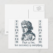 Xenophon Postkarte (Vorne/Hinten)