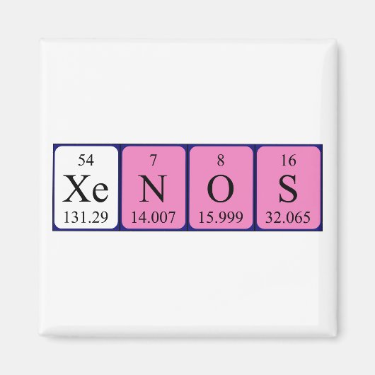 Xenos Periodenmagnetmagnet Magnet (Vorne)