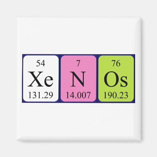 Xenos Periodenmagnetmagnet Magnet (Vorne)