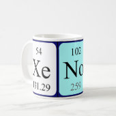 Xenos Periodenname Tasse (Vorderseite Links)