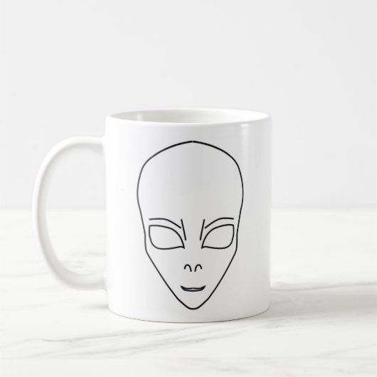 XENU GESICHTS-TASSE KAFFEETASSE (Links)