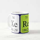 Xerena Periodenname Tasse (Vorderseite Links)