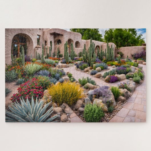 Xeriscaped Courtyard Puzzle (Horizontal)