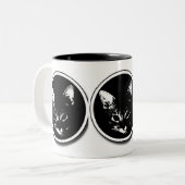 Xero-Kreis-Schatten, Xero-Kreis-Schatten, Xero-Ci… Zweifarbige Tasse (Vorderseite Links)
