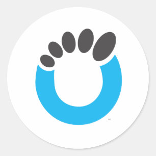 Xero! Runder Aufkleber