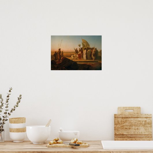 Xerxes an der Hellespont Poster (Küche)