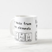 Xevach Periodenname Tasse (Vorderseite Links)