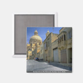 Xewkija Dome (The Rotunda), Xewkija, Gozo, Malta Magnet (Vorderseite/Rückseite)