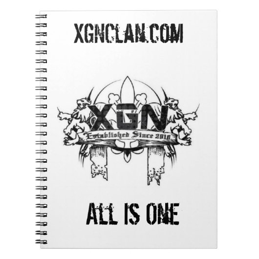 XGN Notizbuch! Notizblock (Vorderseite)