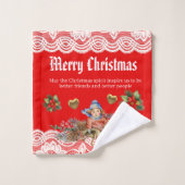 XHRISTMAS TOWEL BADHANDTUCH SET (Waschlappen)