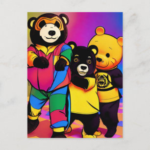 Xi Jinping im Party der Kinder Postkarte