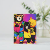 Xi Jinping im Party der Kinder Postkarte (Stehend Vorderseite)