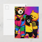 Xi Jinping im Party der Kinder Postkarte (Vorne/Hinten)