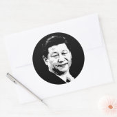 Xi Jinping Runder Aufkleber (Umschlag)