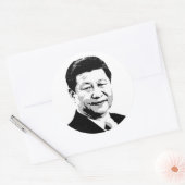 Xi Jinping Runder Aufkleber (Umschlag)