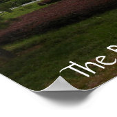 Xi'an Big Wild Goose Pagoda Poster (Ecke)