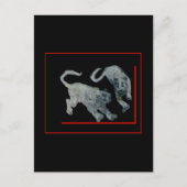 Xian China 2002 Ghost Tigers Red Boarder Gibney Postkarte (Vorderseite)