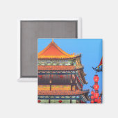 Xi'an City Wall Gebäude Magnet (Vorderseite/Rückseite)