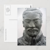 xi'an-Krieger Postkarte (Vorne/Hinten)