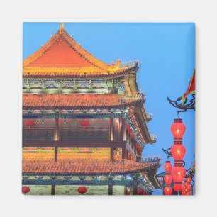 Xi'An Stadtmauer Gebäude Magnet