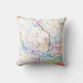 Xianyang China City Map Kissen