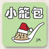 Xiaolongbao chinesischer Suppen-Mehlkloß Dim Sum Untersetzer (Vorderseite)