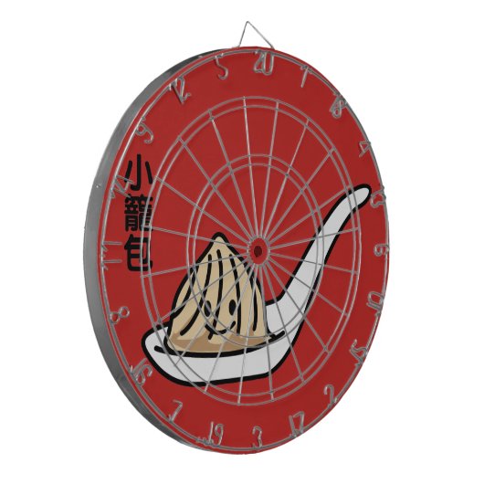 Xiaolongbao chinesisches Suppen-Mehlkloß-Dim Dartscheibe (Vorderseite Links)