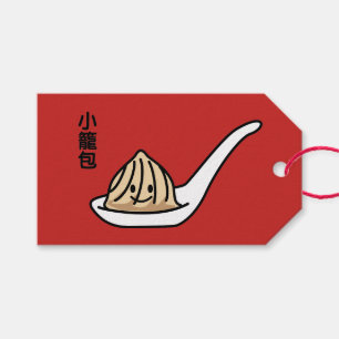 Xiaolongbao chinesisches Suppen-Mehlkloß-Dim Geschenkanhänger
