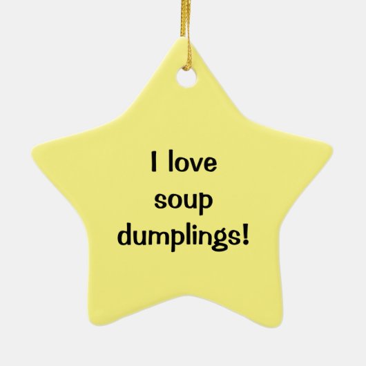 Xiaolongbao chinesisches Suppen-Mehlkloß-Dim Keramikornament (Hinten)