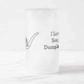 Xiaolongbao chinesisches Suppen-Mehlkloß-Dim Mattglas Bierglas (Mittel)