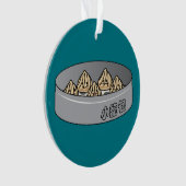 Xiaolongbao chinesisches Suppen-Mehlkloß-Dim Ornament (Vorderseite)