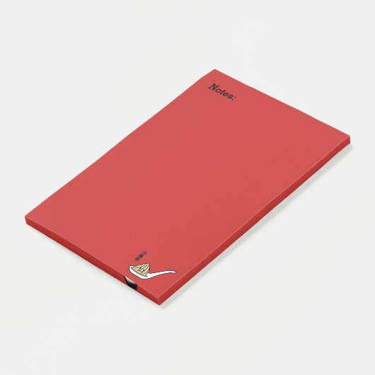 Xiaolongbao chinesisches Suppen-Mehlkloß-Dim Post-it Klebezettel (angewinkelt)