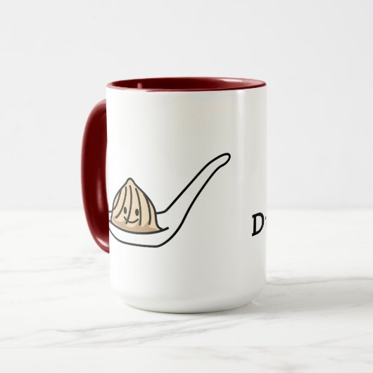 Xiaolongbao chinesisches Suppen-Mehlkloß-Dim Tasse (Vorderseite Links)