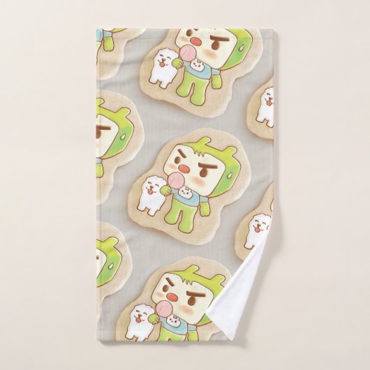 XiaoTieJun Icing Cookies Badhandtuch Set (Handtuch)