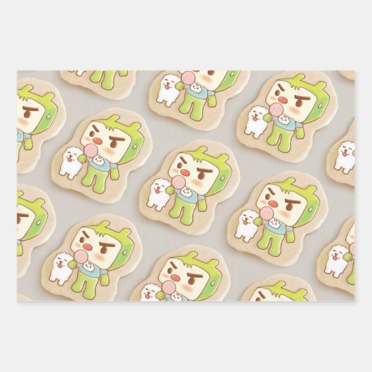 XiaoTieJun Icing Cookies Geschenkpapier Set (Vorderseite 2)
