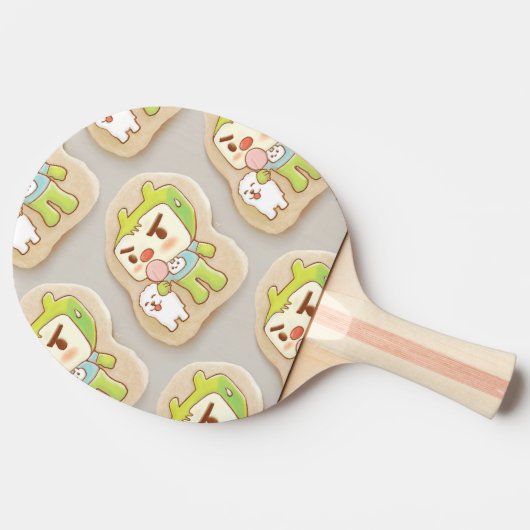 XiaoTieJun Icing Cookies Tischtennis Schläger (Seitenansicht)