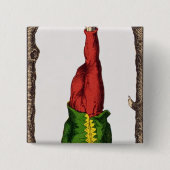 XII der gehangene Mann, Tarotkarte Button (Vorderseite)
