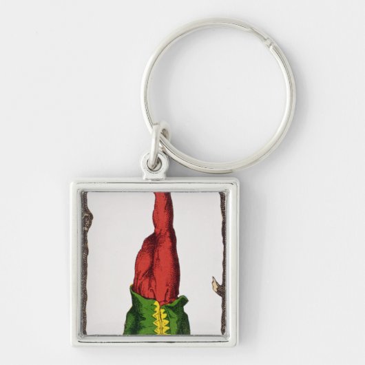 XII der gehangene Mann, Tarotkarte Schlüsselanhänger (Vorne)