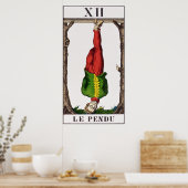XII Der verhasste Mann, Tarot-Karte Poster (Küche)
