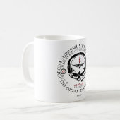 XII Skulled Kaffee-Tasse - 11oz Kaffeetasse (Vorderseite Links)