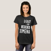 Ximena Personalisiert Name Geburtstagsgeschenk T-Shirt (Vorne ganz)