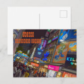 Ximending Night Market in Taipei Taiwan Postkarte (Vorne/Hinten)