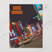 Ximending Street in Taipei Postkarte (Vorderseite)