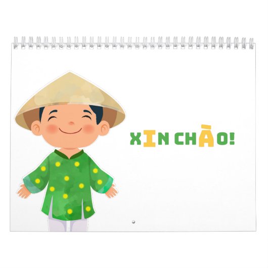 XIN CHÀO! Vietnam-Kalender Kalender (Titelbild)