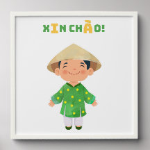 XIN CHÀO! Vietnam Poster - Decke
