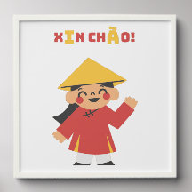 XIN CHÀO! Vietnam Poster - Decke