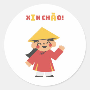 XIN CHÀO! Vietnam Sticker