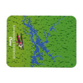 Xin'anjiang China-Karte Magnet (Horizontal)